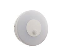 Zenitech - Hublot rond d'extérieur LED 12W IP65 + détecteur de mouvement - Blanc Blanc