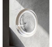 Hublot rond pivotant à 360° avec poignée pour maison, cuisine, sous-sol, 61 cm