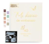 HuBorns - Journal de Grossesse pour Future Maman | Capturer Chaque Moment Hebdomadairement, Livre Grossesse avec Espace pour Photos et Ultrason