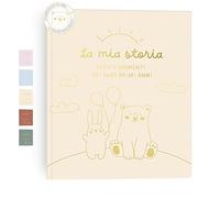 HuBorns - Livre de Naissance Bébé pour Coller des Photos et Écrire