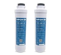 HubQua Pack de 2 Cartouches Filtre à Eau NSF pour K5.1/K5.1F - UltraFiltration 3-en-1 (CTO + KDF + UF), 0,01 Micron, 1 An d’Eau Pure