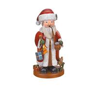 Hubrig Volkskunst Encens Allemand Fumeur Santa Claus - 35cm / 14inch - Authentique Allemand Fumeurs Erzgebirge