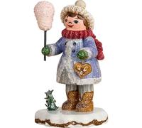 Hubrig Volkskunst GmbH Petit chat sucré pour enfant d'hiver - 6,5 cm