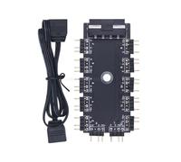 Hubs d'éclairage ARGB de bureau 5 V 3 broches ARGB LED pour améliorer les visuels et les jeux immersifs 2 interfaces