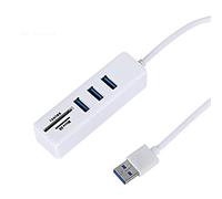 Hubs Hub USB 3.0 Multi USB 3.0 Hub USB Splitter High Speed TF SD Card Reader All in for PC Computer Accessories USB Hubs (couleur : E)