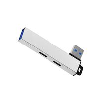 Hubs USB 3.0 pour les voyages USB 3.0 vers concentrateurs de type C avec port USB pour une utilisation améliorée, coque en aluminium, adaptateur multiports