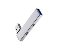 Hubs USB 3.0 Répartiteur USB vers 2Type C + Hub USB Adaptateur avec transfert de données haute vitesse pour appareil Android Windows