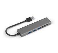 Hubs USB à 4 ports en aluminium Design adaptateur USB Plug & Play Hub USB facile à transporter Répartiteur USB Simple pour ordinateur portable PC