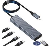 Hubs USB C 3.2 Gen 2,Concentrateur USB C 10Gbps avec USB C*4 Ports et USB Type C 100W PD Hub de Chargement USB 60cm,pour Ordinateur Portable,Ordinateur de Bureau,Xbox et Mac et Plus