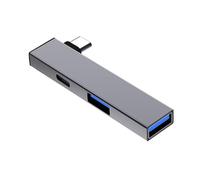 Hubs USB C 4 en 1 avec port USB 3.0 USB 2.0 de type C vers adaptateur de type C + 2 USB Répartiteur USB 5 Gbit/s Port de données USB C 480 Mbps USB2.0