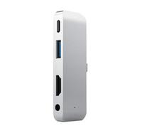 Hubs USB C Adaptateur multiport 4/5 en 1 USB C avec port USB C 3,5 mm Répartiteur USB pour ordinateur portable