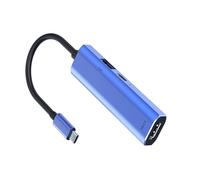 Hubs USB C haute vitesse 3 ports en métal dissipation de la chaleur adaptateur portable DP1.4 8K60Hz affichage pour claviers externes Hub USB C