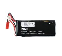 efaso Batterie Hubsan H502-16 7,4 V 610 mAh – Convient pour Revell Pulse 23887 H502E