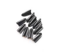 HUBSWEA Compatible avec la Plupart des Voitures - Lot de 10 ailerons de Requin Noirs décoratifs for Pare-Chocs arrière et Accessoires de Personnalisation Automobile(10PCS Black)