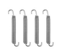 HUBXHEIY Lot de 1/2/4/6 Ressorts d'échappement universels for Motos, 80 mm, Crochets de Ressort, Accessoire modifié(4pcs)