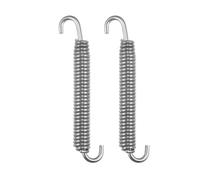 HUBXHEIY Lot de 1/2/4/6 Ressorts d'échappement universels for Motos, 80 mm, Crochets de Ressort, Accessoire modifié(2pcs)