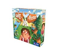 HUCH! ATALIA | Gare à tes Fesses ! Jeu de société Enfant magnétique - Jeu d’adresse Familial dès 5 Ans - Version Moderne de Beppo Le Bouc - Jeu Amusant et Rapide de 15 à 20 Min
