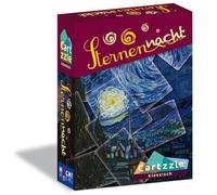 HUCH!, Cartzzle Nuit étoilée & Chambre à Coucher à Arles, Jeu de société avec Design de Carte Extraordinaire, œuvre d'art Puzzle à Poser et à découvrir, pour 1 à 2 Joueurs à partir de 8 Ans