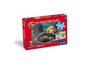 HUCH! Der Kleine Rabe Socke KinderPuzzles á 24 Teile