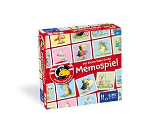 HUCH! Le Petit Corbeau et Chaussette Jeu de mémo pour Enfant