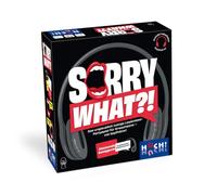 Huch!, Sorry What?! Jeu Allemand, Jeu de fête à partir de 18 Ans, Lecture de lèvres Folle avec Casque et Phrases Amusantes, à partir de 2 Joueurs à partir de 18 Ans