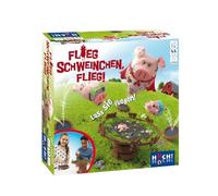 HUCH! | Mouche, cochon, vole | Jeux d'action à partir de 6 ans | Jeux familiaux | Jeux de société amusants pour enfants | Jeu de réaction rapide | Durée 15-20 minutes | Pour 2-3 joueurs à partir de 6
