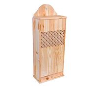 Huche à pain - FRANDIS - Bois pin massif - 78x21x17cm - Marron - Classique intemporel