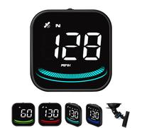 Hud Car Head-Up Display Universal Digital Speedometer Kmh Mph With Suction Cup Mount And Usb Interface For All Vehicles