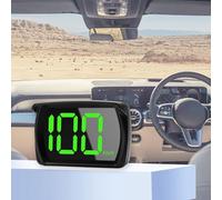HUD GPS Affichage tête haute pour voiture, compteur de vitesse numérique, compteur kilométrique avec affichage vert, compatible KMH, alimenté par USB, antidérapant M
