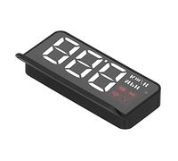 HUD, OBD2 HUD Affichage Tête Haute Projecteur de Pare-brise Multifonction Jauge Alarme Fatigue Conduite Rappel