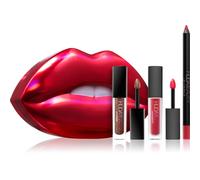 Huda Beauty Contour & Strobe Lip Set coffret cadeau teinte Heartbreaker nad Shameless 3 pcs
