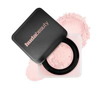 HUDA Beauty Easy Bake Poudre de cuisson en vrac et de fixation Taille complète - Fleur de cerisier (rose tendre transparent)