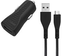 Hudb-Mobiles And Accessories Dc1almcm - Chargeur Voiture - 1a - 1 Usb - Câble Micro Usb Inclus - Prise Allume Cigare - Charge Et Synchronisation Rapide - Noir - Garanti À Vie