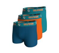 Huddle Boxers ' NFL Miami Dolphins ' bleu / turquoise / orange, Taille XXL