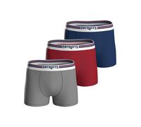 Huddle Boxers ' NFL New England Patriots ' bleu marine / gris / rouge vif, Taille L