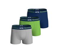 Huddle Boxers ' NFL Seattle Seahawks ' bleu marine / gris / citron vert, Taille XL