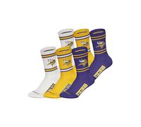 Huddle Chaussettes 'Minnesota Vikings' jaune / violet / blanc, Taille 43-46