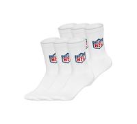 Huddle Chaussettes ' NFL Shield Crew ' blanc, Taille 43-46