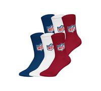 Huddle Chaussettes ' NFL Shield Crew ' bleu / rouge / blanc, Taille 43-46