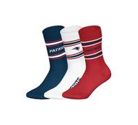 Huddle Chaussettes ' Patriots Crew ' bleu marine / rouge / blanc, Taille 39-42