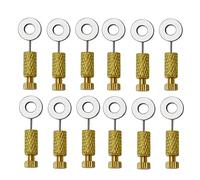 HuddleGlow 12Pcs Outils DIY pour Le Travail Manuel du Cuir. Outils de Fixation pour Produits en Cuir. Aiguille de Couture de 0 à 6mm.