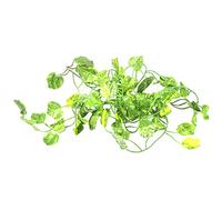 HuddleGlow 2M de Long Plantes artificielles Feuilles de Lierre Vert Vigne de Raisin Artificielle Feuilles Feuillage Faux de Parthenocissus Decoration de Bar de Maison, Begonia