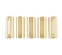 HuddleGlow 5Pcs Lampe de Poche Cylindrique x 3 AAA Boite de Batterie