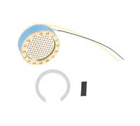 HuddleGlow Capsule de Microphone à Condensateur D'Enregistrement de Noyau de Cartouche de Microphone de Grand Diaphragme de 34Mm pour Le Microphone de Condensateur D'Enregistrement de Studio