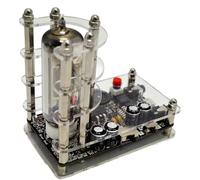 HuddleGlow Carte de Commande de Vumètre « Œil de Chat » 6E2 à Tube USB Basse Tension pour Indicateur de Niveau Audio - Objet de Décoration Nostalgique pour les Passionnés D'Audio