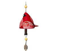 HuddleGlow Décoration de Jardin de Cloche de Chant D'Oiseau, Carillon à Vent Rustique Suspendu, Pendentif de Cloche de Porte en Tube Métallique, Cadeau de Festival A
