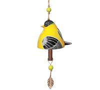 HuddleGlow Décoration de Jardin de Cloche de Chant D'Oiseau, Carillon à Vent Rustique Suspendu, Pendentif de Cloche de Porte en Tube Métallique, Cadeau de Festival D