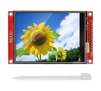 HuddleGlow Écran Tactile LCD TFT SPI ILI9341 de 3,2 Pouces 320 X 240 Écran Tactile LCD TFT 5 V/3,3 V Module D'Affichage STM32 avec Stylet Tactile et Facile à Utiliser