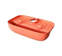 HuddleGlow Évier Domestique Égouttoir Anti-Éclaboussures Égouttoir Tampon Éponge Chiffon Laine d'acier Gadget Boîte de Rangement,A