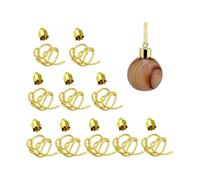 HuddleGlow Kit de Décoration D'Ampoules - Prêt à l'emploi, Finition Dorée, Paquet de 10 Pièces Inclus